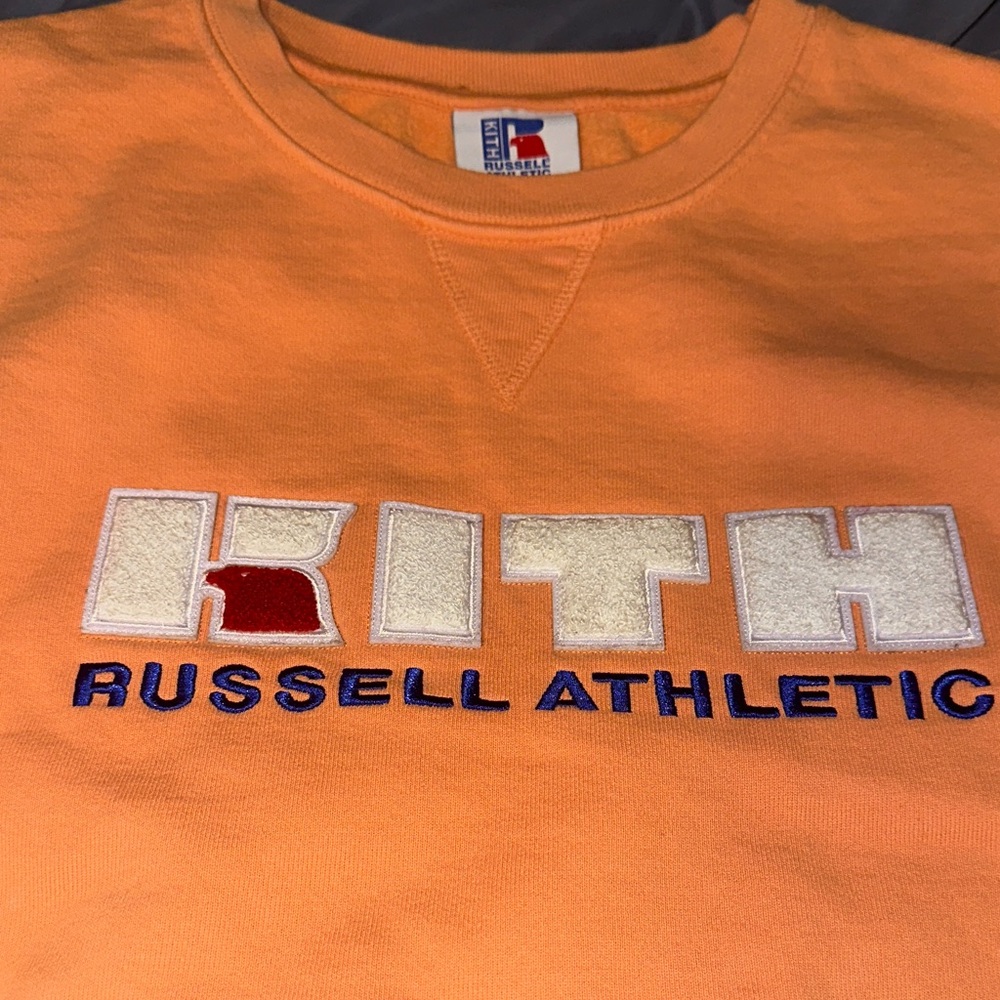 Russell Athletic Vibrant Orange Sweatshirt